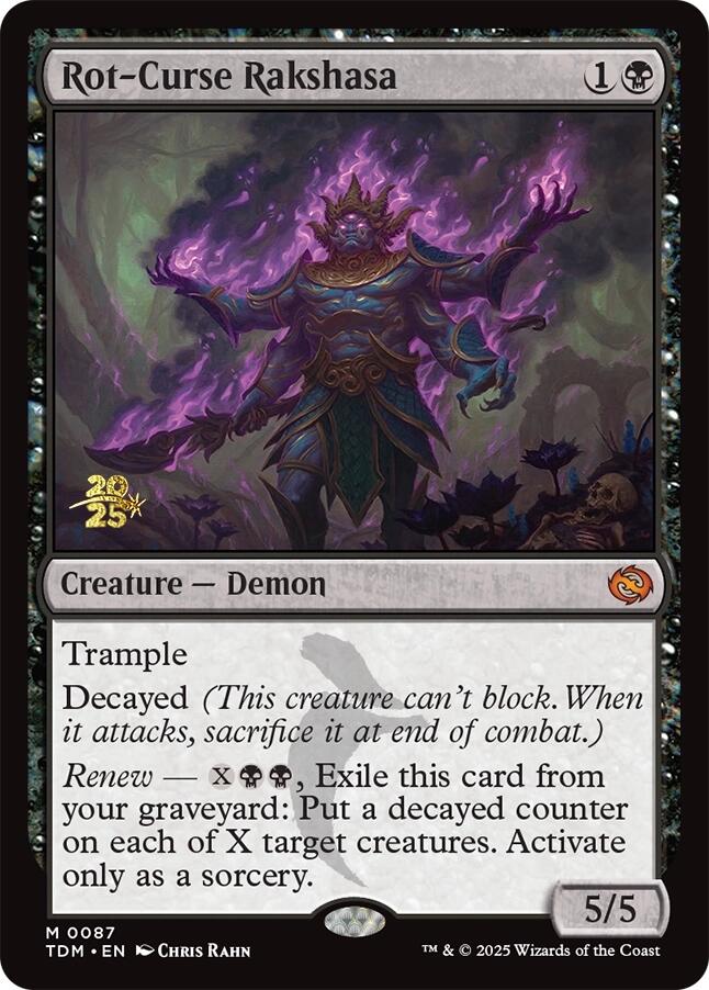 Rot-Curse Rakshasa [Tarkir: Dragonstorm Prerelease Cards] | Good Games Adelaide SA