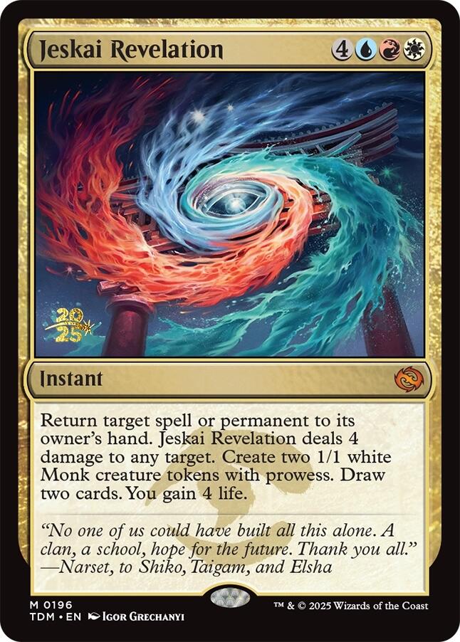 Jeskai Revelation [Tarkir: Dragonstorm Prerelease Cards] | Good Games Adelaide SA