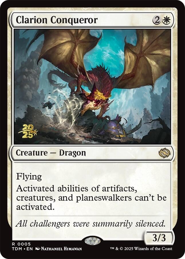 Clarion Conqueror [Tarkir: Dragonstorm Prerelease Cards] | Good Games Adelaide SA