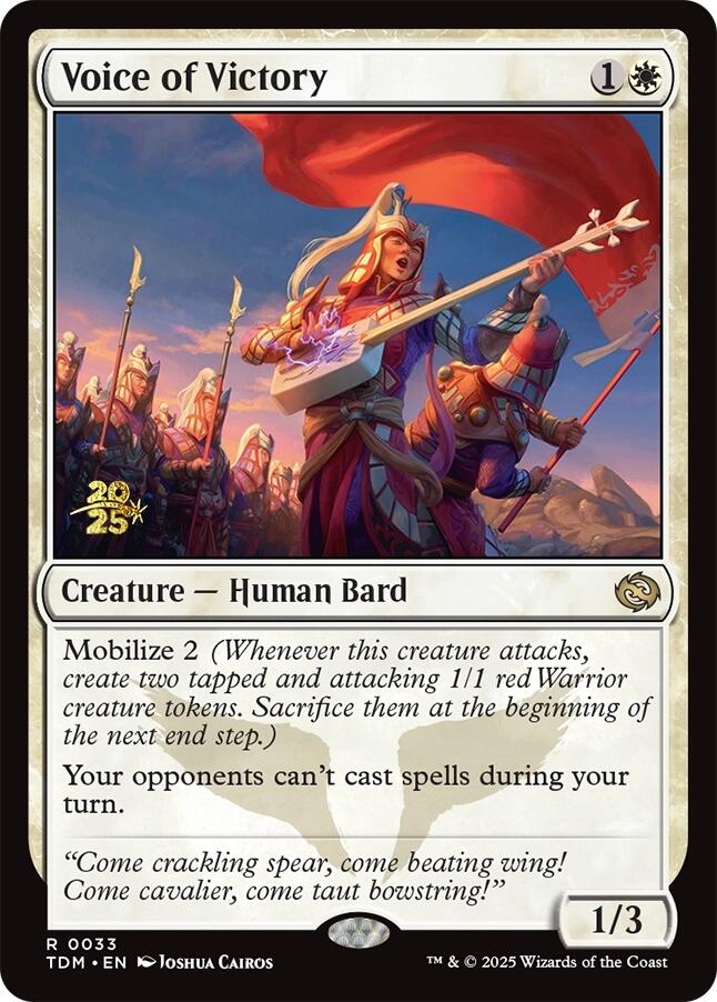 Voice of Victory [Tarkir: Dragonstorm Prerelease Cards] | Good Games Adelaide SA