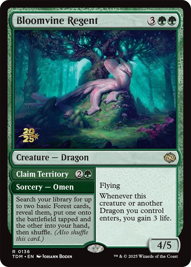 Bloomvine Regent [Tarkir: Dragonstorm Prerelease Cards] | Good Games Adelaide SA