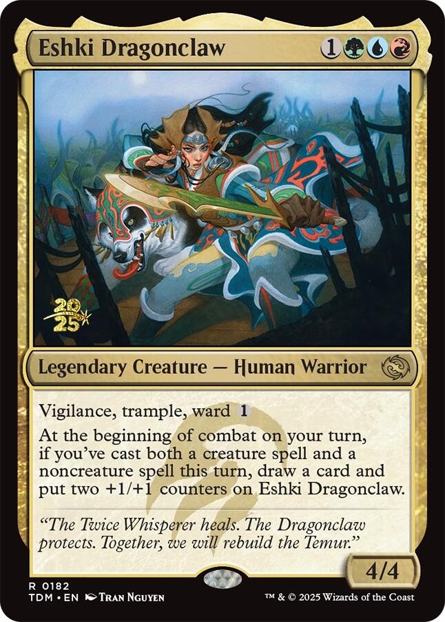 Eshki Dragonclaw [Tarkir: Dragonstorm Prerelease Cards] | Good Games Adelaide SA