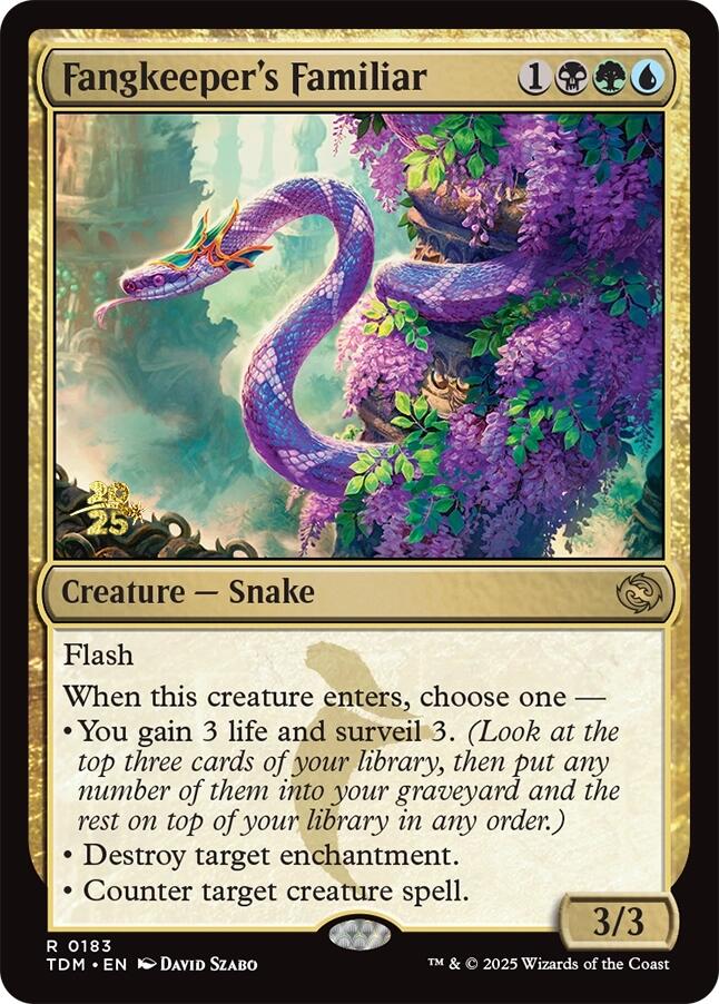 Fangkeeper's Familiar [Tarkir: Dragonstorm Prerelease Cards] | Good Games Adelaide SA