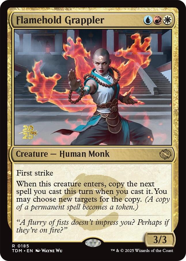Flamehold Grappler [Tarkir: Dragonstorm Prerelease Cards] | Good Games Adelaide SA