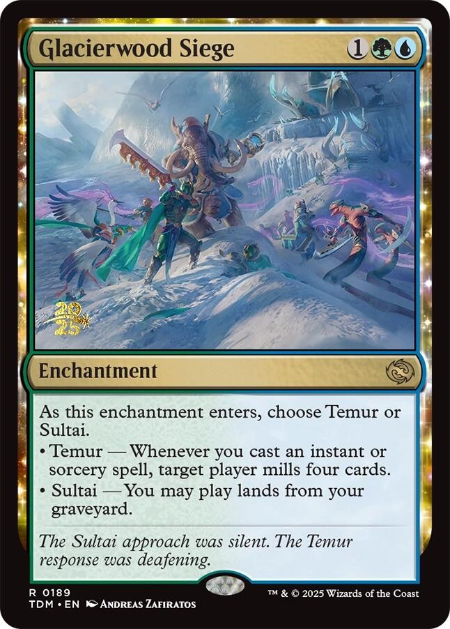 Glacierwood Siege [Tarkir: Dragonstorm Prerelease Cards] | Good Games Adelaide SA