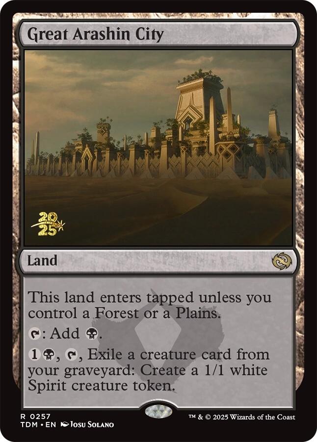 Great Arashin City [Tarkir: Dragonstorm Prerelease Cards] | Good Games Adelaide SA