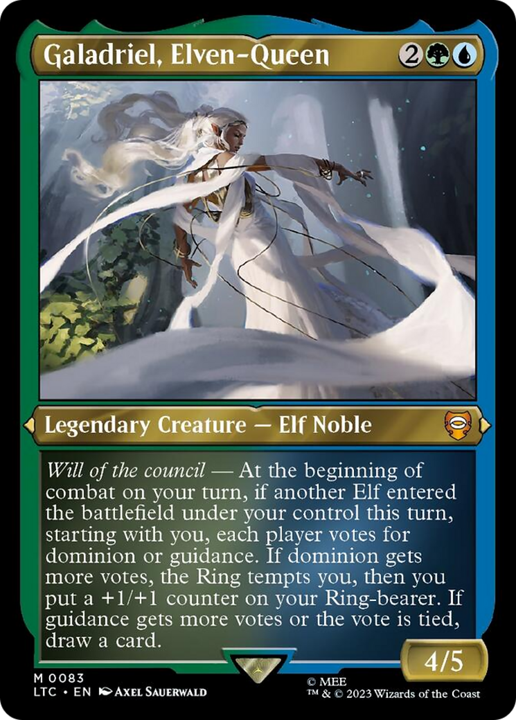 Galadriel, Elven-Queen (Display Commander) [The Lord of the Rings: Tales of Middle-Earth Commander] | Good Games Adelaide SA