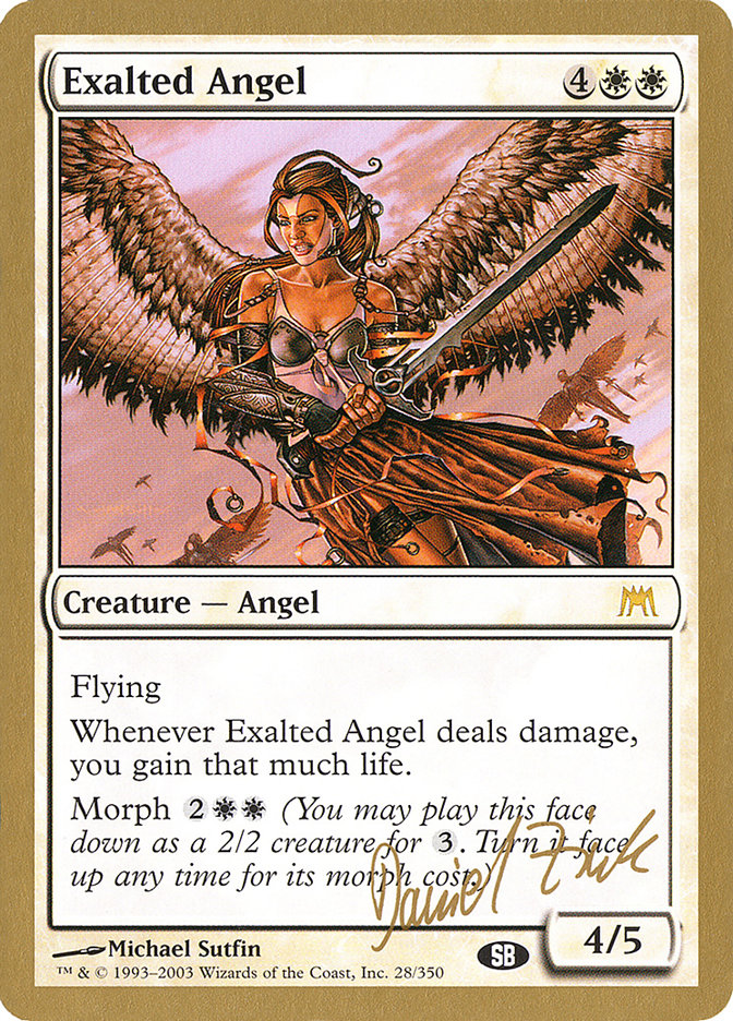 Exalted Angel (Daniel Zink) (SB) [World Championship Decks 2003] | Good Games Adelaide SA
