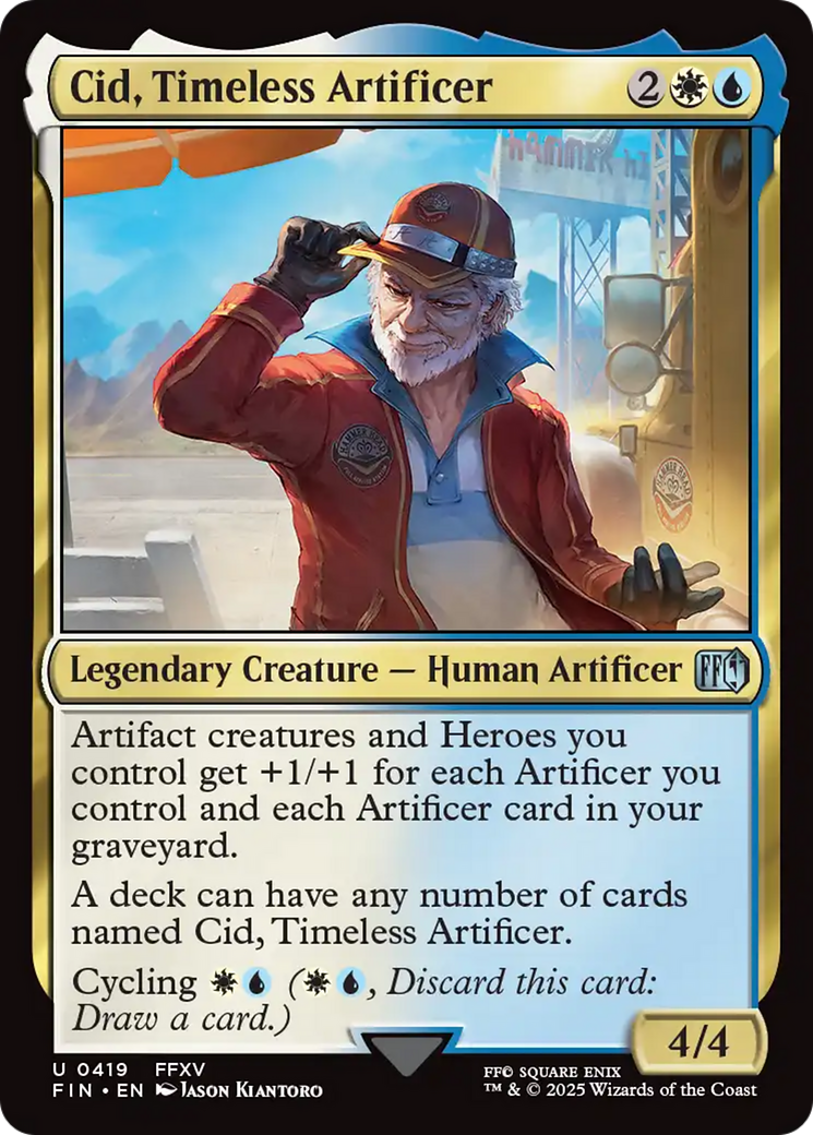 Cid, Timeless Artificer (0419) [FINAL FANTASY] | Good Games Adelaide SA