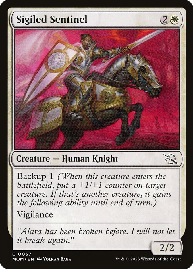 Sigiled Sentinel 37 (March of the Machine)  - Foil | Good Games Adelaide SA