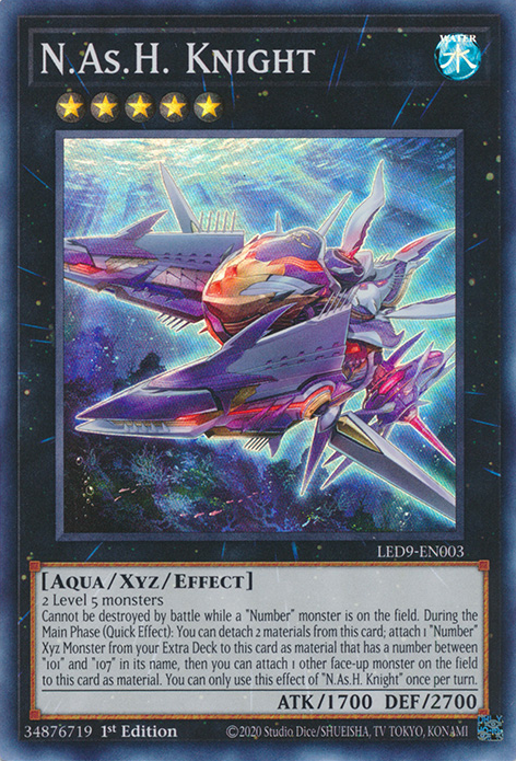 N.As.H. Knight [LED9-EN003] Super Rare | Good Games Adelaide SA