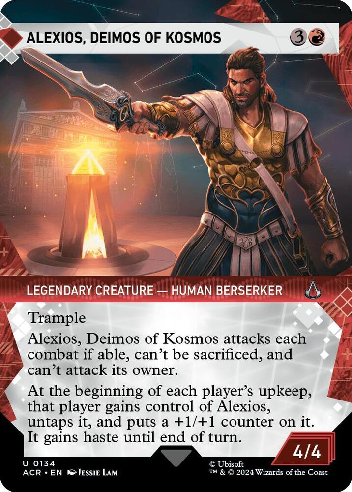 Alexios, Deimos of Kosmos 134 (Universes Beyond: Assassin's Creed)  - Foil | Good Games Adelaide SA
