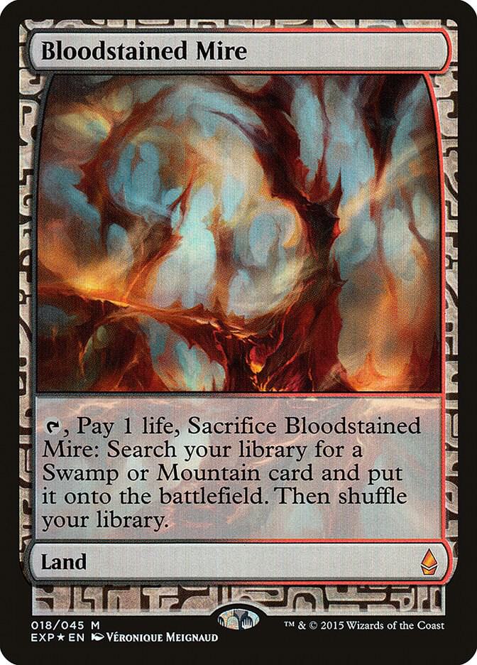 Bloodstained Mire 18 (Zendikar Expeditions)  - Foil | Good Games Adelaide SA