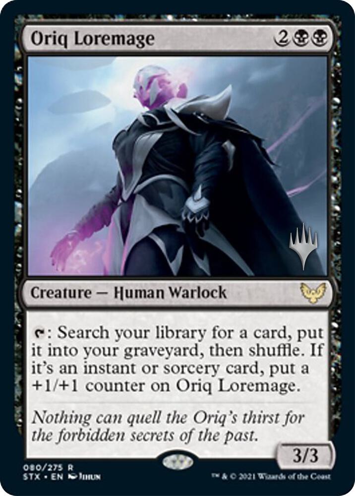 Oriq Loremage 80 (Promo Pack: Strixhaven)  - Foil | Good Games Adelaide SA