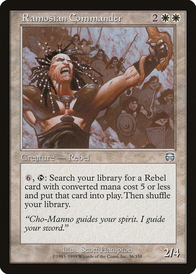 Ramosian Commander 36 (Mercadian Masques)  - Foil | Good Games Adelaide SA