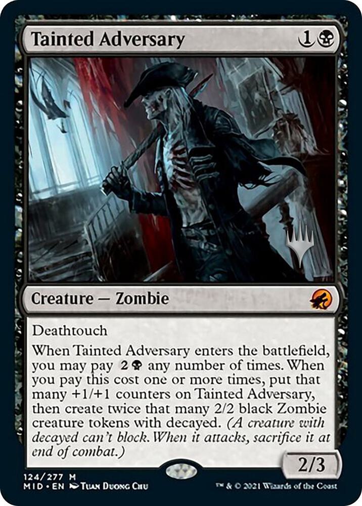 Tainted Adversary 124p/171 (Promo Pack: Innistrad: Midnight Hunt)  | Good Games Adelaide SA