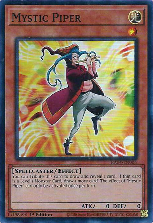 Mystic Piper [RA04-EN005] Super Rare | Good Games Adelaide SA