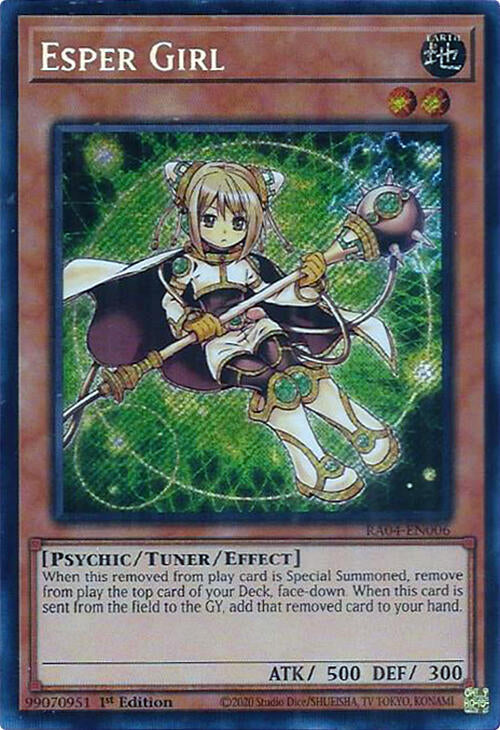 Esper Girl [RA04-EN006] Secret Rare | Good Games Adelaide SA