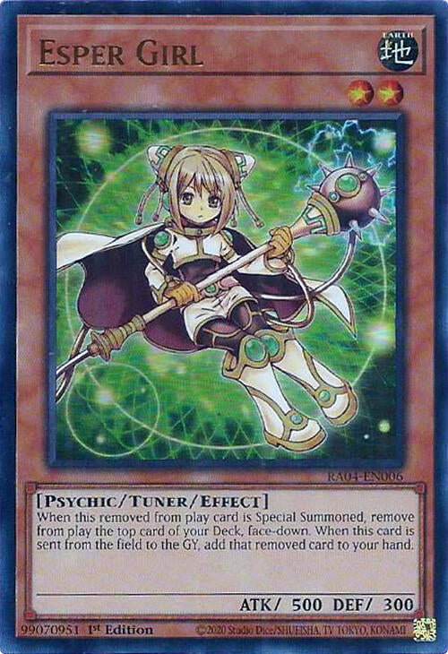 Esper Girl [RA04-EN006] Ultra Rare | Good Games Adelaide SA