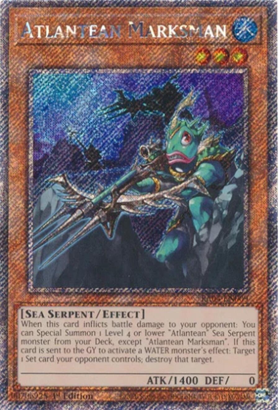 Atlantean Marksman [RA04-EN009] Platinum Secret Rare | Good Games Adelaide SA