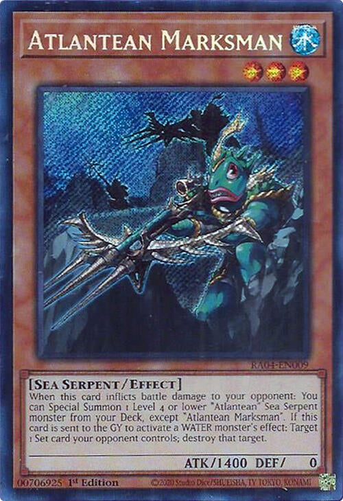 Atlantean Marksman [RA04-EN009] Secret Rare | Good Games Adelaide SA