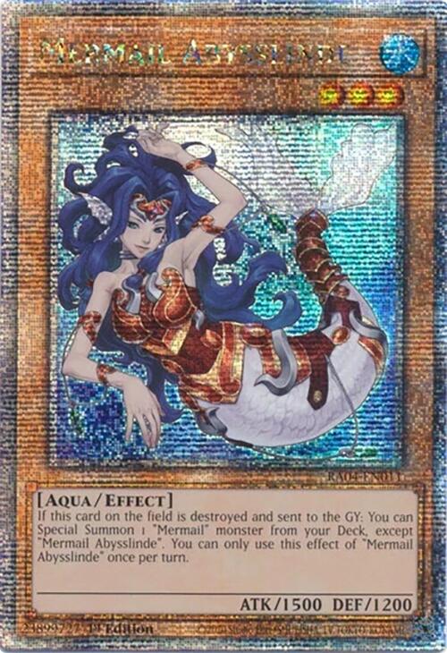 Mermail Abysslinde [RA04-EN011] Quarter Century Secret Rare | Good Games Adelaide SA