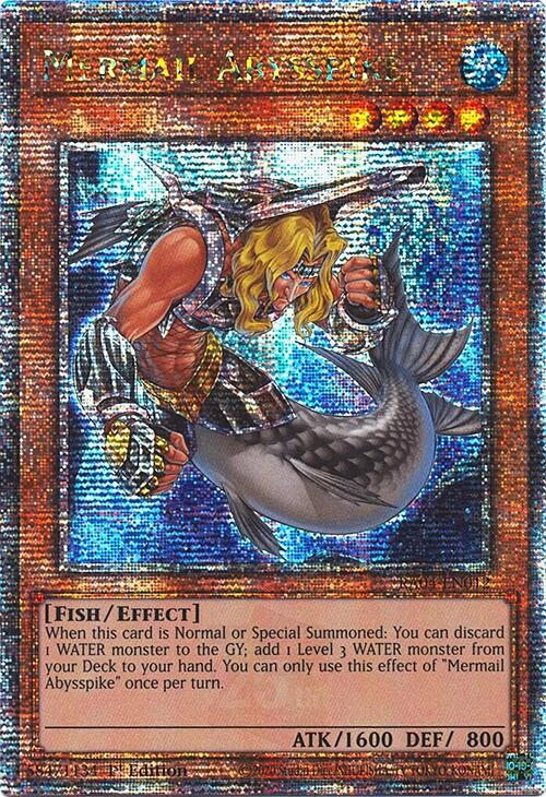 Mermail Abysspike [RA04-EN012] Quarter Century Secret Rare | Good Games Adelaide SA