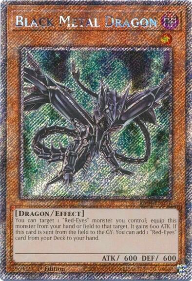Black Metal Dragon [RA04-EN016] Platinum Secret Rare | Good Games Adelaide SA