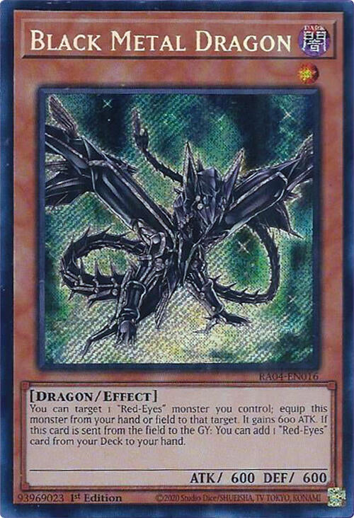 Black Metal Dragon [RA04-EN016] Secret Rare | Good Games Adelaide SA