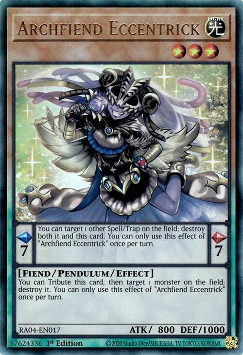 Archfiend Eccentrick [RA04-EN017] Ultimate Rare | Good Games Adelaide SA