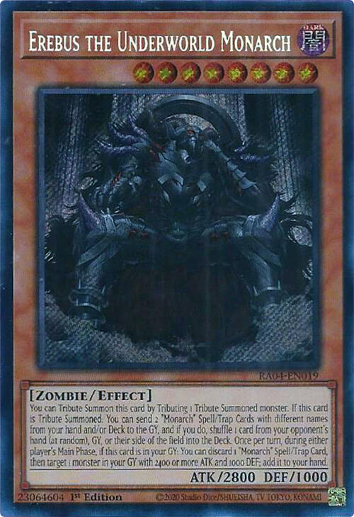 Erebus the Underworld Monarch [RA04-EN019] Secret Rare | Good Games Adelaide SA