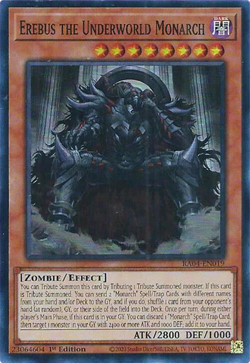 Erebus the Underworld Monarch [RA04-EN019] Super Rare | Good Games Adelaide SA