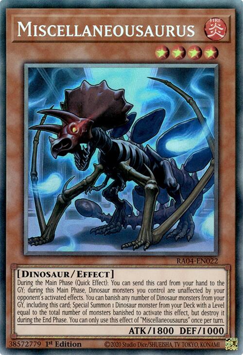 Miscellaneousaurus [RA04-EN022] Collector's Rare | Good Games Adelaide SA