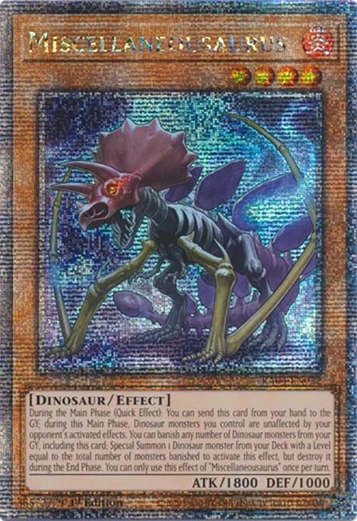 Miscellaneousaurus [RA04-EN022] Quarter Century Secret Rare | Good Games Adelaide SA
