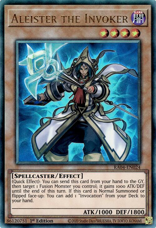 Aleister the Invoker (Alternate Art) [RA04-EN024] Ultimate Rare | Good Games Adelaide SA