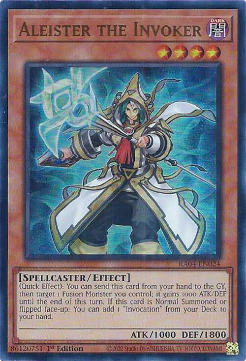 Aleister the Invoker (Alternate Art) [RA04-EN024] Ultra Rare | Good Games Adelaide SA