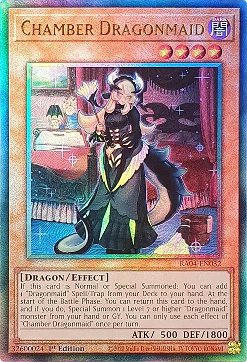 Chamber Dragonmaid [RA04-EN032] Ultimate Rare | Good Games Adelaide SA