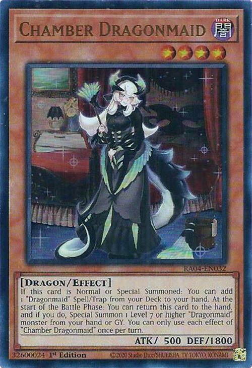 Chamber Dragonmaid [RA04-EN032] Ultra Rare | Good Games Adelaide SA