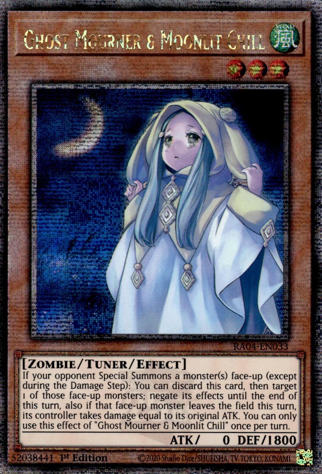 Ghost Mourner & Moonlit Chill [RA04-EN033] Quarter Century Secret Rare | Good Games Adelaide SA