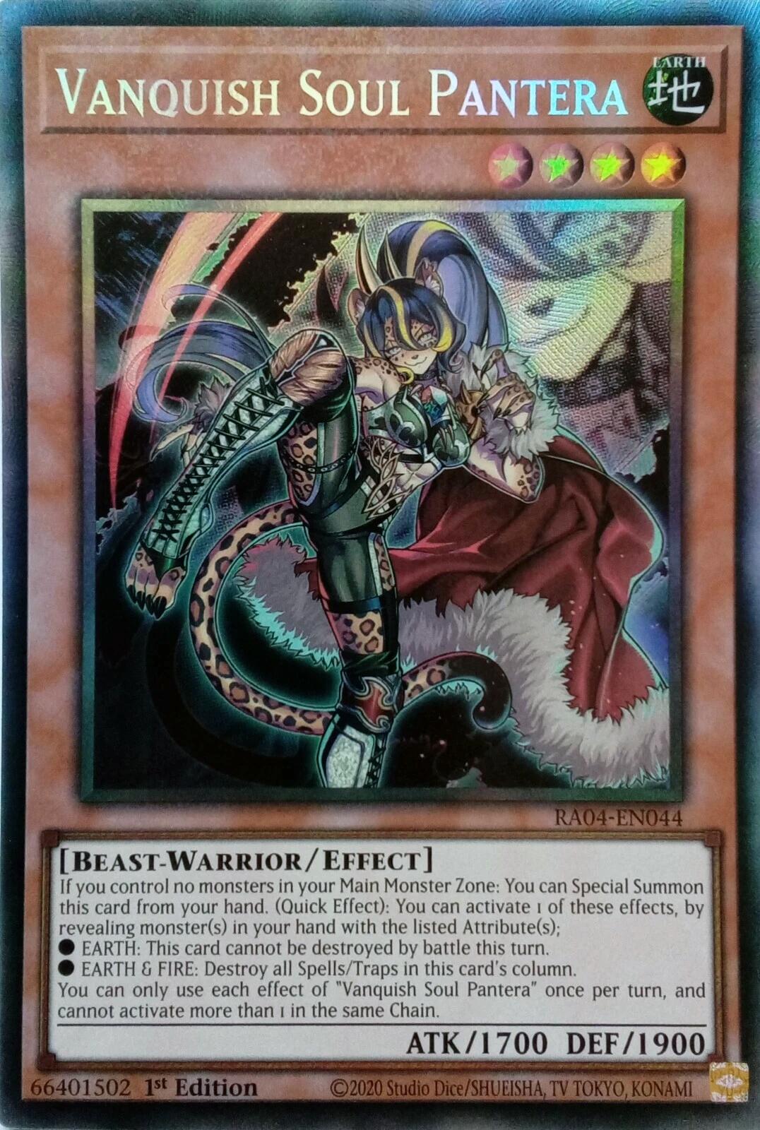 Vanquish Soul Pantera [RA04-EN044] Collector's Rare | Good Games Adelaide SA