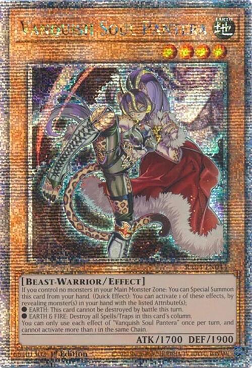 Vanquish Soul Pantera [RA04-EN044] Quarter Century Secret Rare | Good Games Adelaide SA