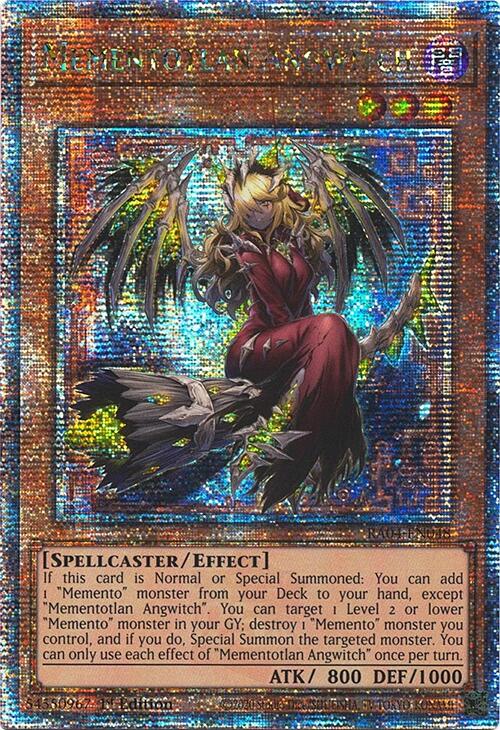 Mementotlan Angwitch [RA04-EN048] Quarter Century Secret Rare | Good Games Adelaide SA