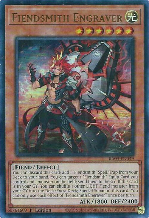 Fiendsmith Engraver [RA04-EN049] Ultra Rare | Good Games Adelaide SA