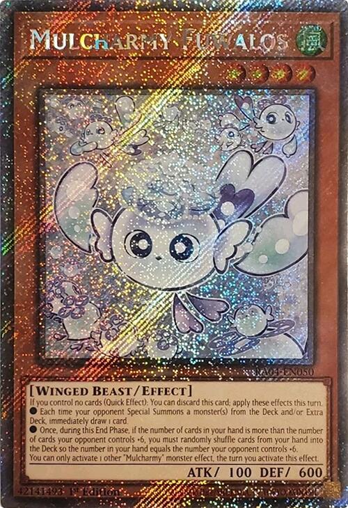 Mulcharmy Fuwalos [RA04-EN050] Platinum Secret Rare | Good Games Adelaide SA