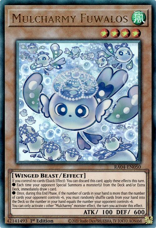 Mulcharmy Fuwalos [RA04-EN050] Ultimate Rare | Good Games Adelaide SA