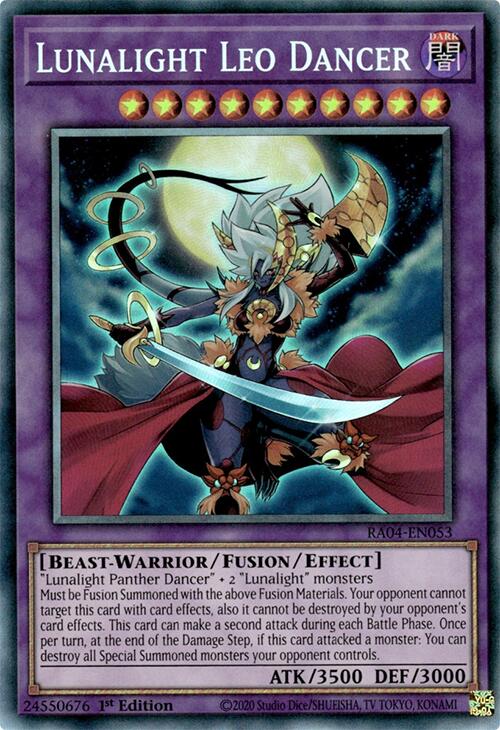 Lunalight Leo Dancer [RA04-EN053] Collector's Rare | Good Games Adelaide SA