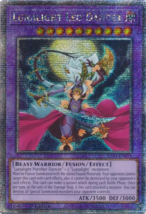 Lunalight Leo Dancer [RA04-EN053] Quarter Century Secret Rare | Good Games Adelaide SA