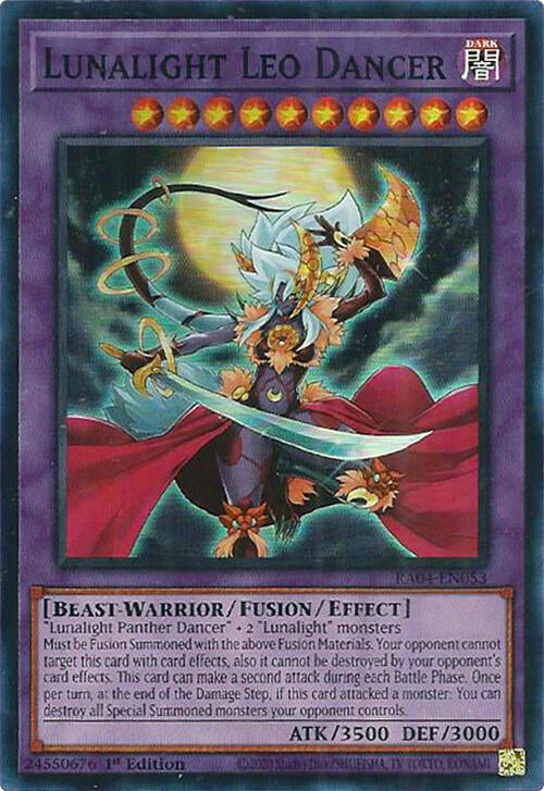 Lunalight Leo Dancer [RA04-EN053] Super Rare | Good Games Adelaide SA