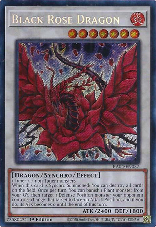 Black Rose Dragon [RA04-EN057] Secret Rare | Good Games Adelaide SA