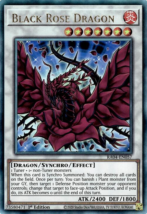 Black Rose Dragon [RA04-EN057] Ultimate Rare | Good Games Adelaide SA